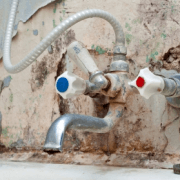Mold around facet of a sink